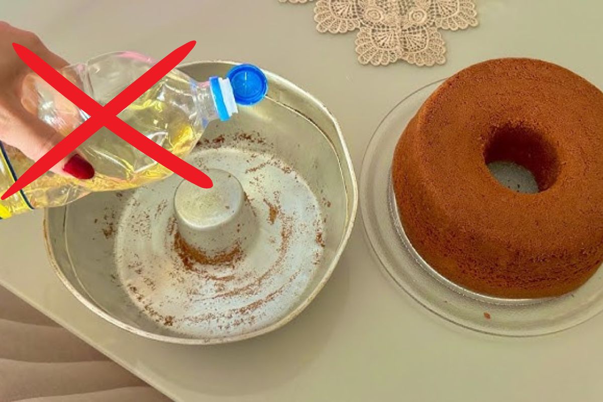 Não é óleo, nem manteiga: o que passar na forma para o bolo nunca grudar, segundo confeiteiros