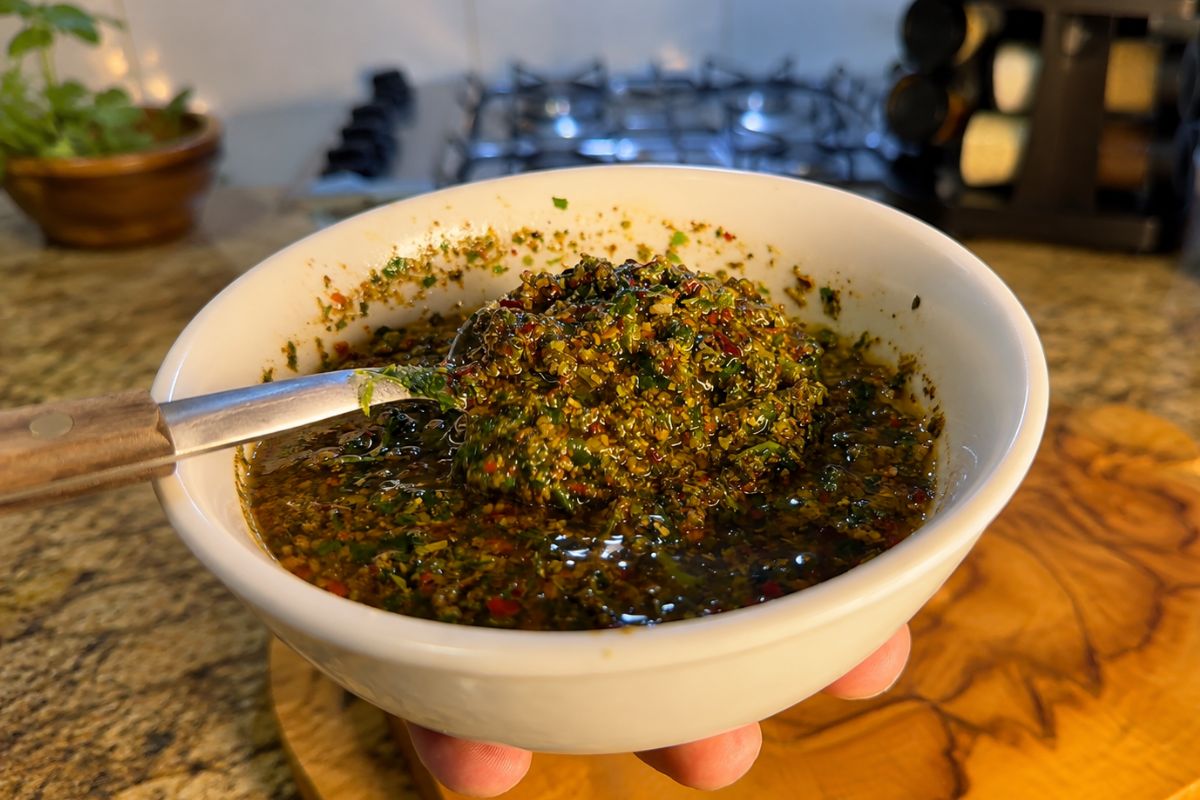 chimichurri caseiro