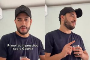 Entre referências à cultura goiana e situações do cotidiano, influenciador mostrou bom humor ao falar da nova rotina na capital. (Foto: Reprodução/Instagram/@eu_fazendeiro)