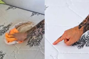 misturinha caseira para limpar colchão