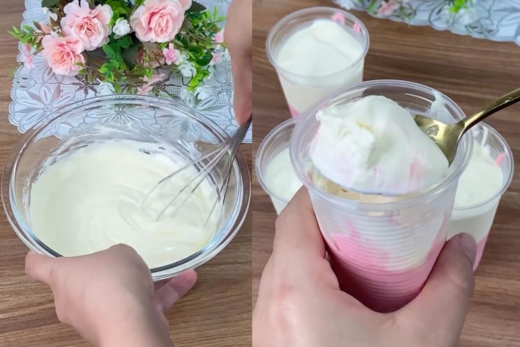 sobremesa com 2 ingredientes