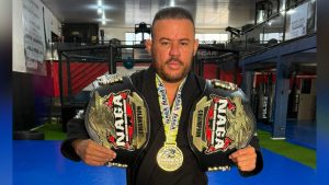 Junior Magal conquitou três títulos no NAGA, competição norte-americana de jiu-jítsu.