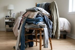 A psicologia afirma que pessoas que deixam roupas em uma cadeira nem sempre são desorganizadas, mas podem estar criando uma forma prática de separar o que ainda será usado