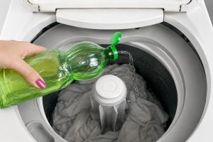 vinagre na máquina de lavar