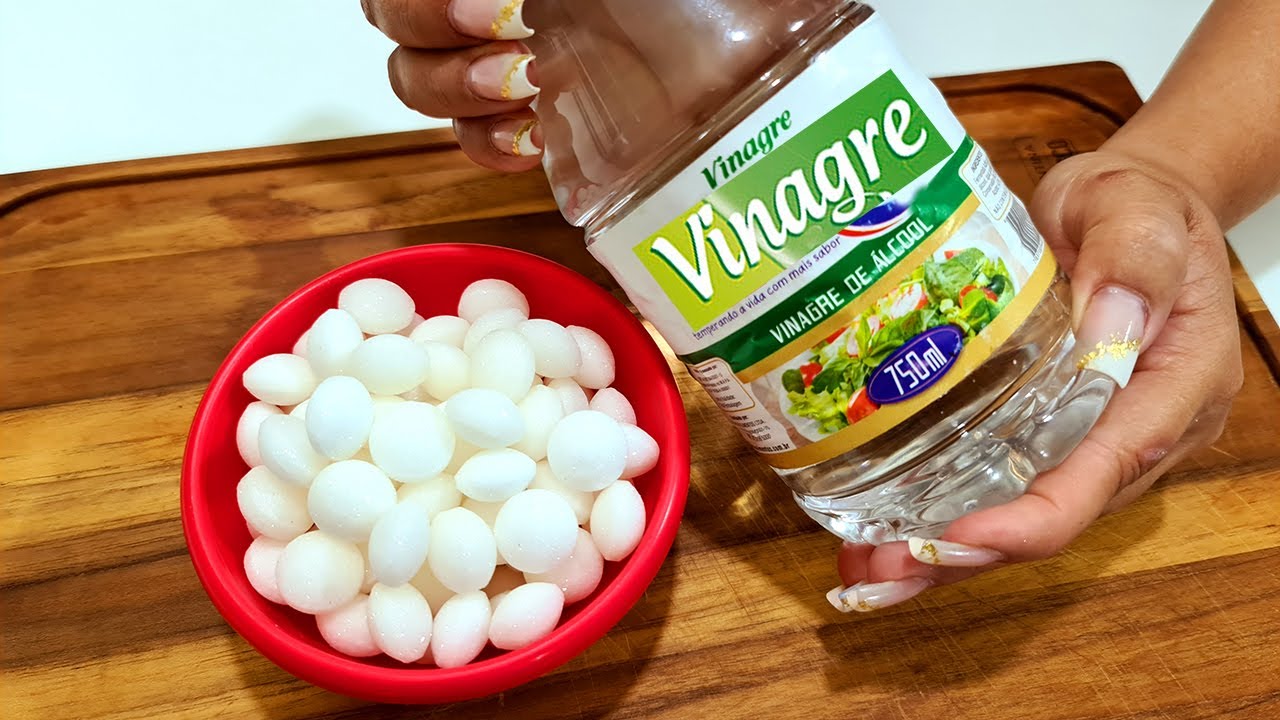 naftalina e vinagre