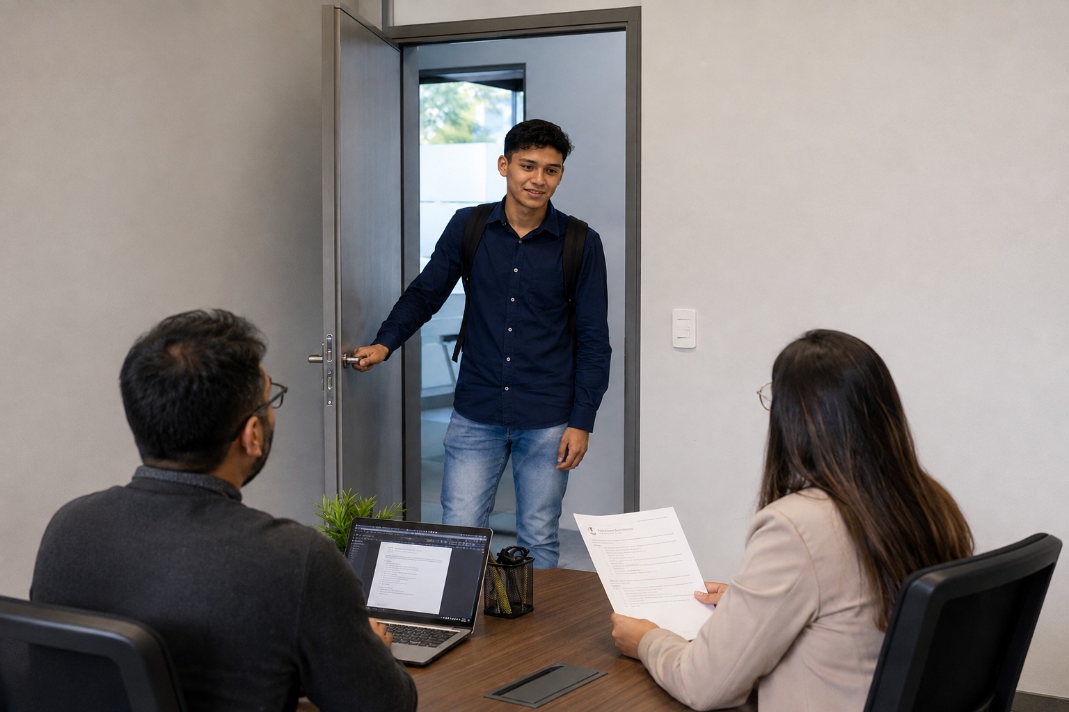 gereção Z fazendo entrevista de emprego