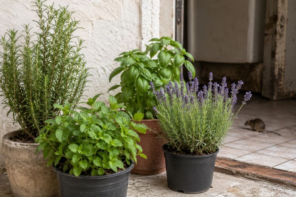 plantas aromáticas e ratos