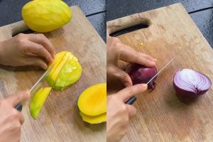 Misturar manga picada com cebola roxa: para que serve e por que é recomendado