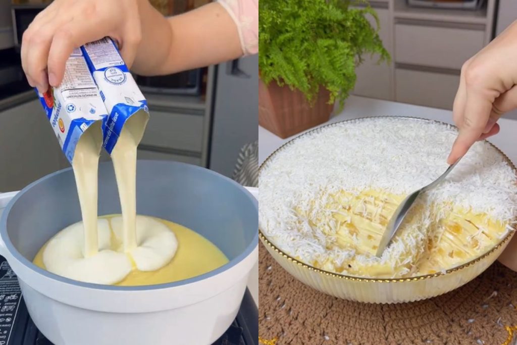 Com apenas 4 ingredientes, esta sobremesa virou obrigatório fazer e ter na geladeira