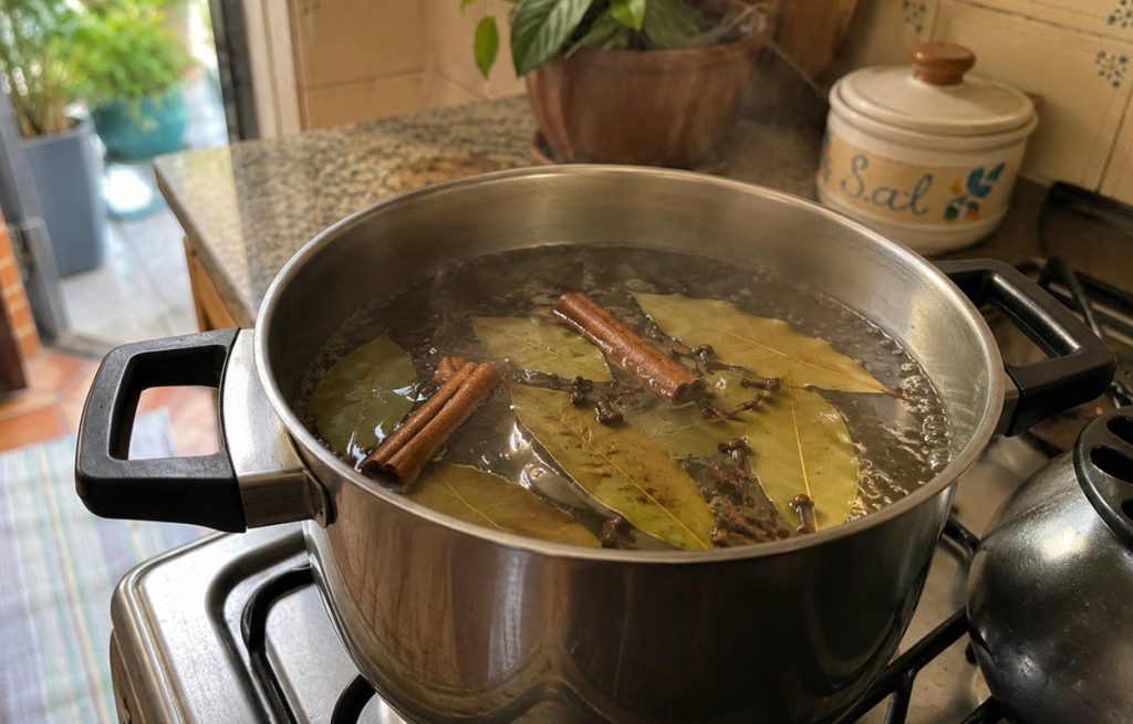 Ferver folhas de louro secas, paus de canela e cravos: para que serve e por que é recomendado