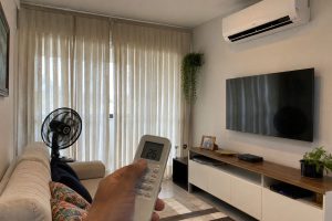 temperatura do ar-condicionado