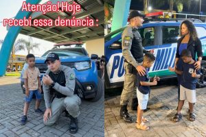 Soldado Guilherme Toledo mediou a situação entre Gabriel e Rafael, que terminou em acordo e abraço. (Foto: Reprodução/Instagram/@tioguilhermetoledo/@adv.thainara.alexandre)