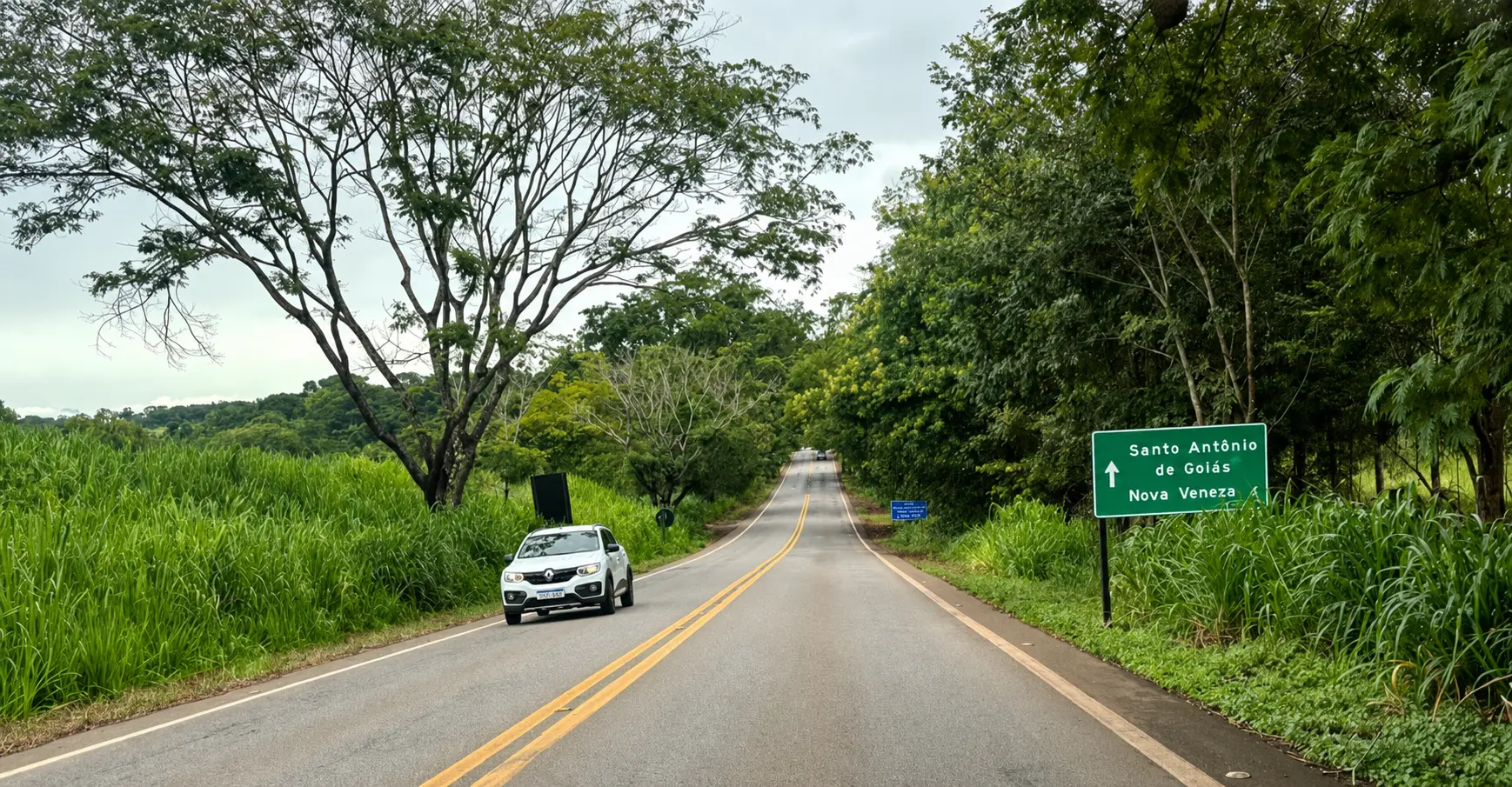 Trecho da GO-462 entre Goiânia e Santo Antônio de Goiás será alvo de obras de duplicação e restauração. (Foto: Reprodução)