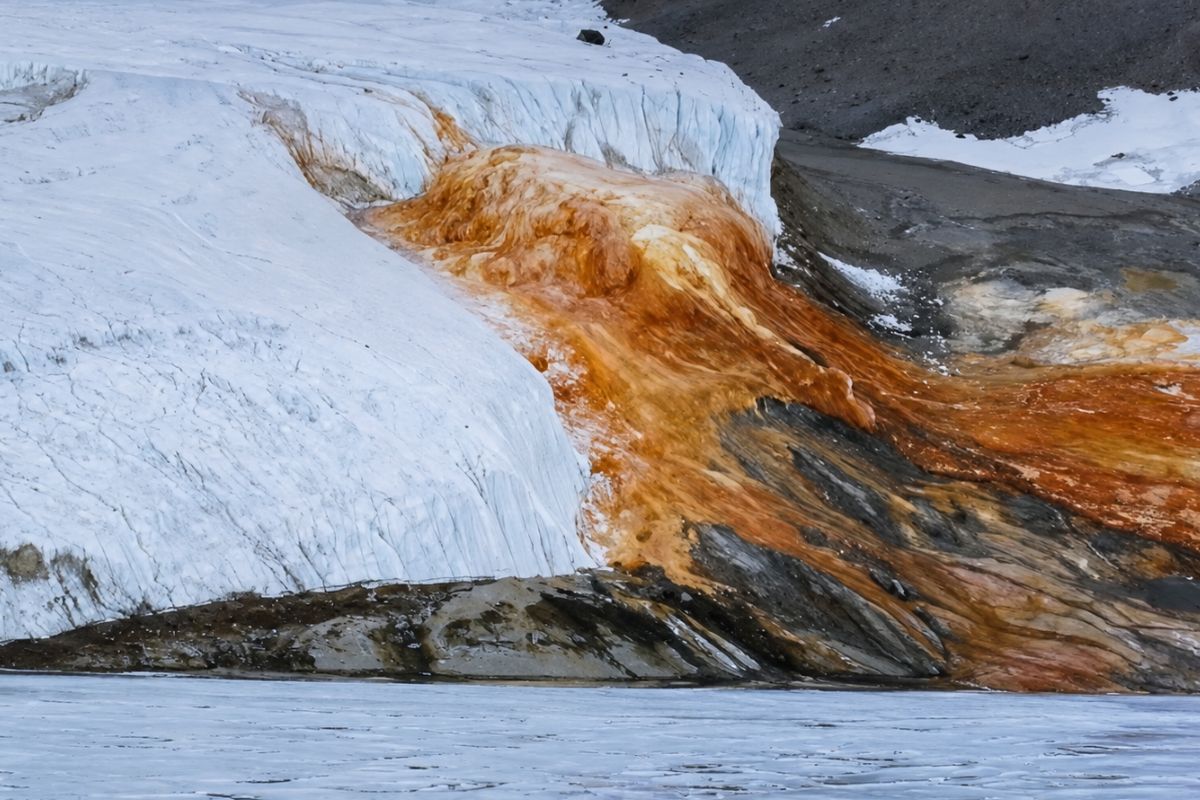 cataratas de sangue antártica