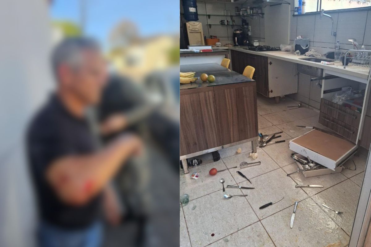 Nova prisão ocorreu poucas horas depois de o suspeito ter sido liberado após a ocorrência registrada durante a madrugada. (Foto: Reprodução/Polícia Militar)