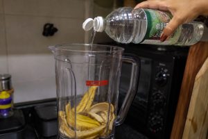 casca de banana com vinagre