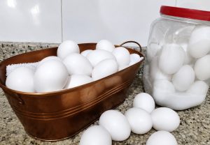 ovos na cozinha