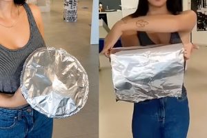 lado brilhante ou fosco do papel-alumínio
