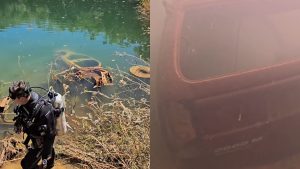 Mergulhadores descobriram o que fica no fundo do Poço Escuro, em Planaltina de Goiás.