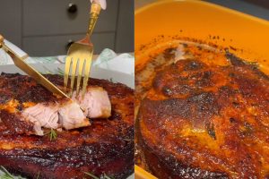 Bisteca / costelinha / corte suíno / forno