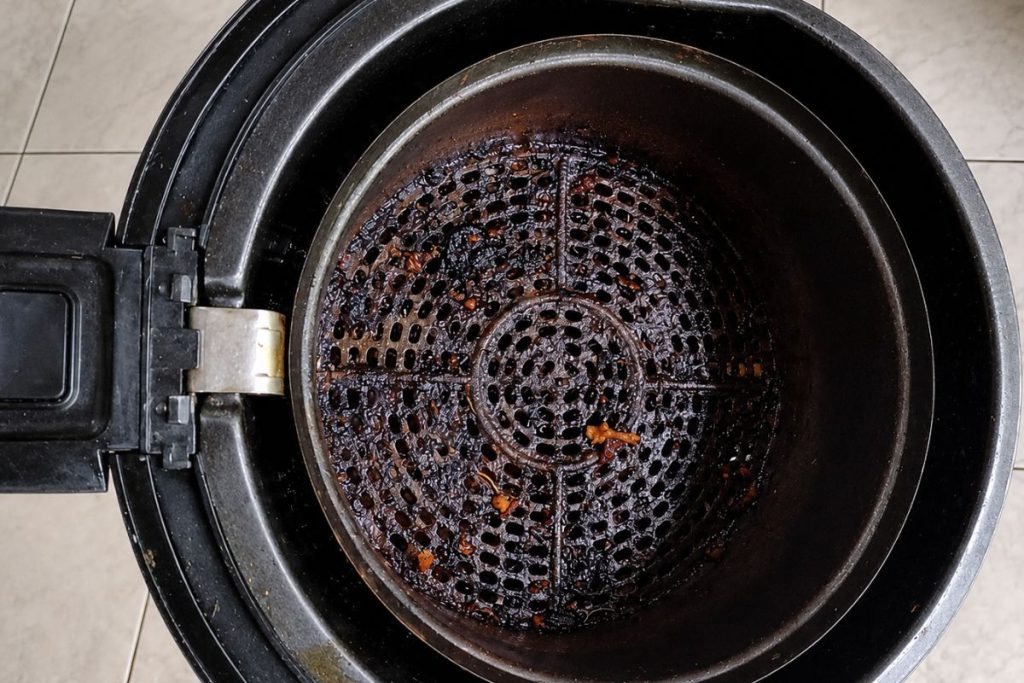 limpeza da air fryer
