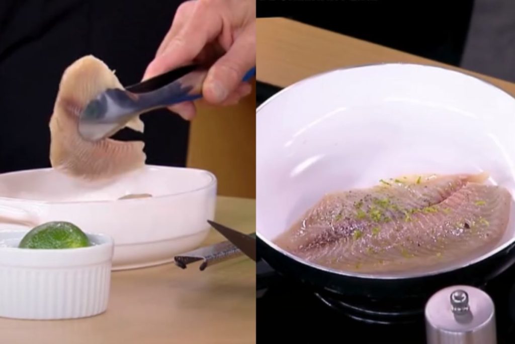 como grelhar peixe sem despedaçar