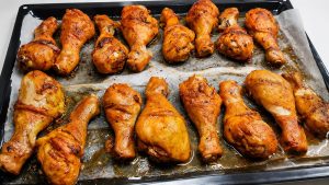 frango assado com casquinha sequinha