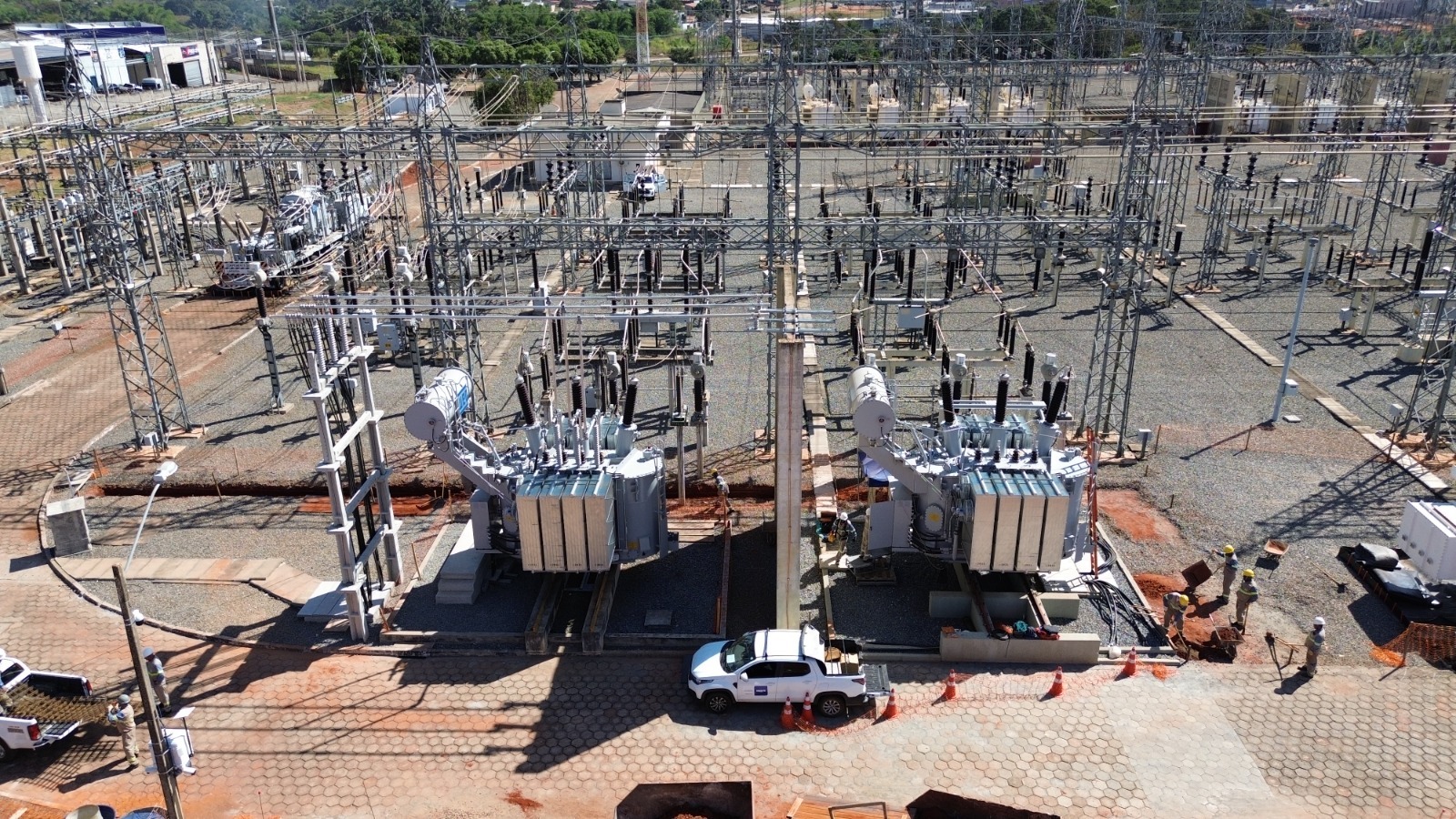 Subestação Carajás, em Goiânia. (Foto: Divulgação/Equatorial Goiás)