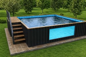 piscina de container