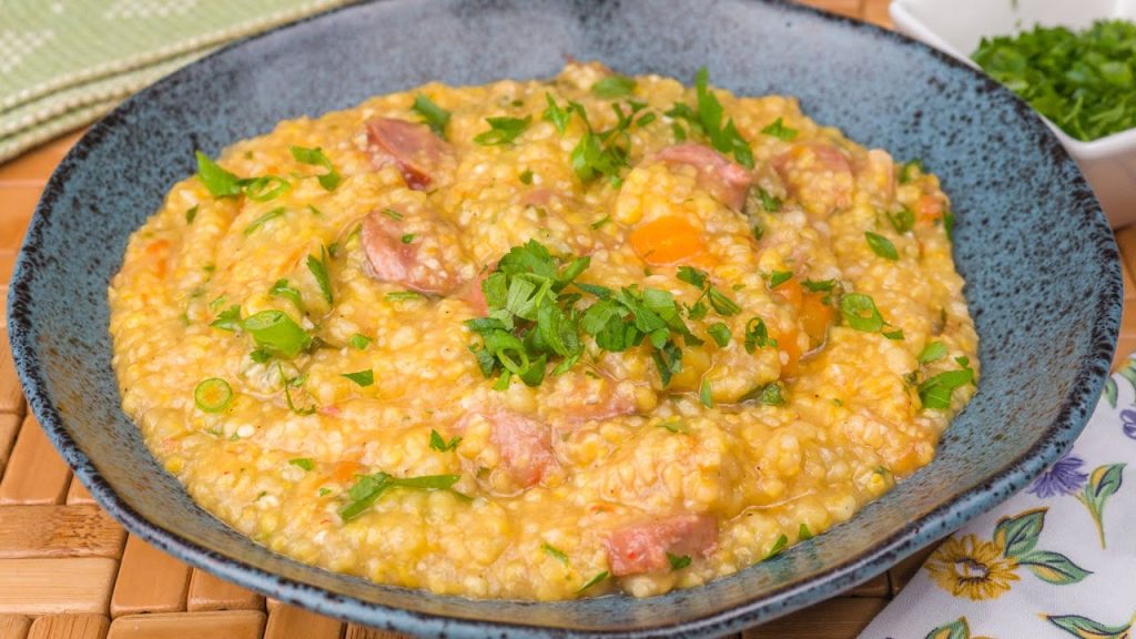 Caldo / canjiquinha / dias frios / receita de caldo