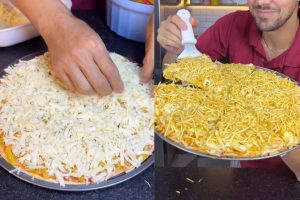 pizza de liquidificador