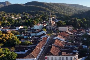 vista aérea da cidade de goiás