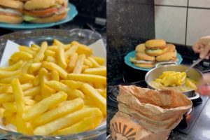 batata frita sequinha e crocante