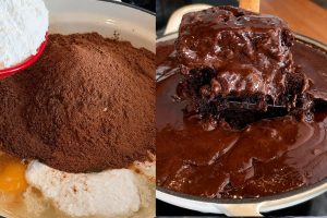 bolo de chocolate na panela