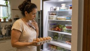 ovos, geladeira, conservação de alimentos, como guardar ovos, cozinha, organização da geladeira, alimentos