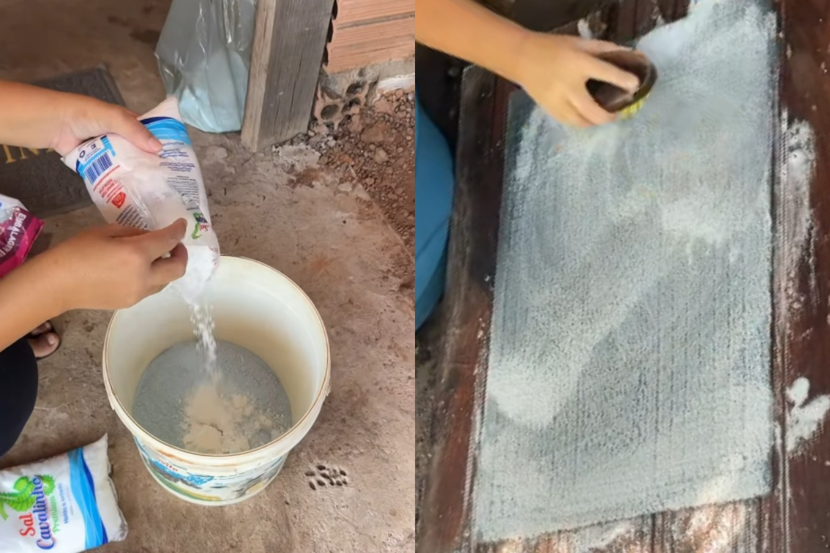 Sabão em pó com Sal
