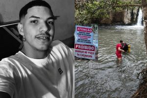 Jovem foi localizado pelos bombeiros em um poço com cerca de seis a sete metros de profundidade. (Foto: Reprodução)
