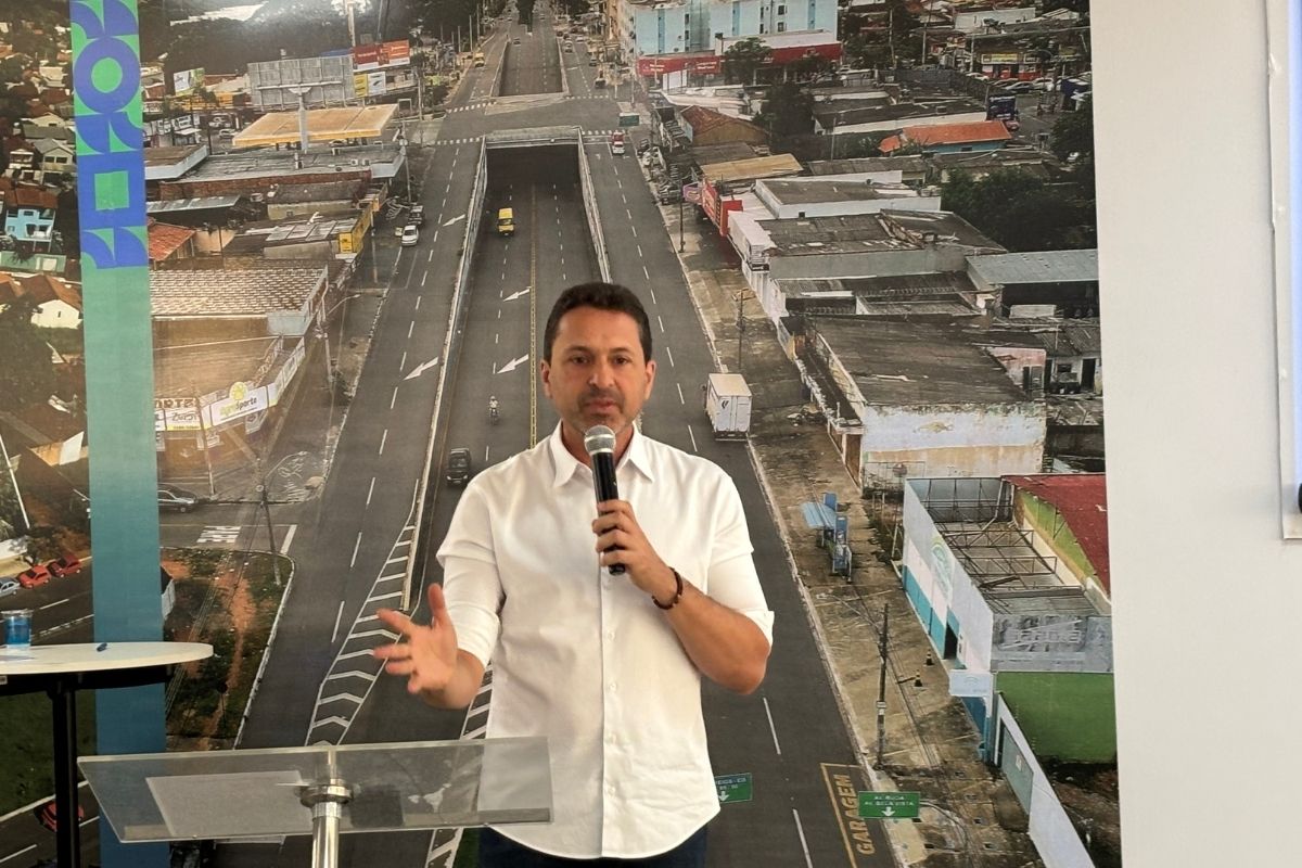 Leandro Vilela ressaltou necessidade de ocupar vazios urbanos em Aparecida de Goiânia. (Foto: Augusto Araújo/Portal 6)