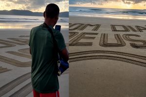 desenhos na areia