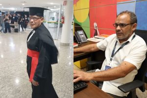 Ex-faxineiro do TJGO supera desafios, persiste e se forma em Direito aos 50 anos