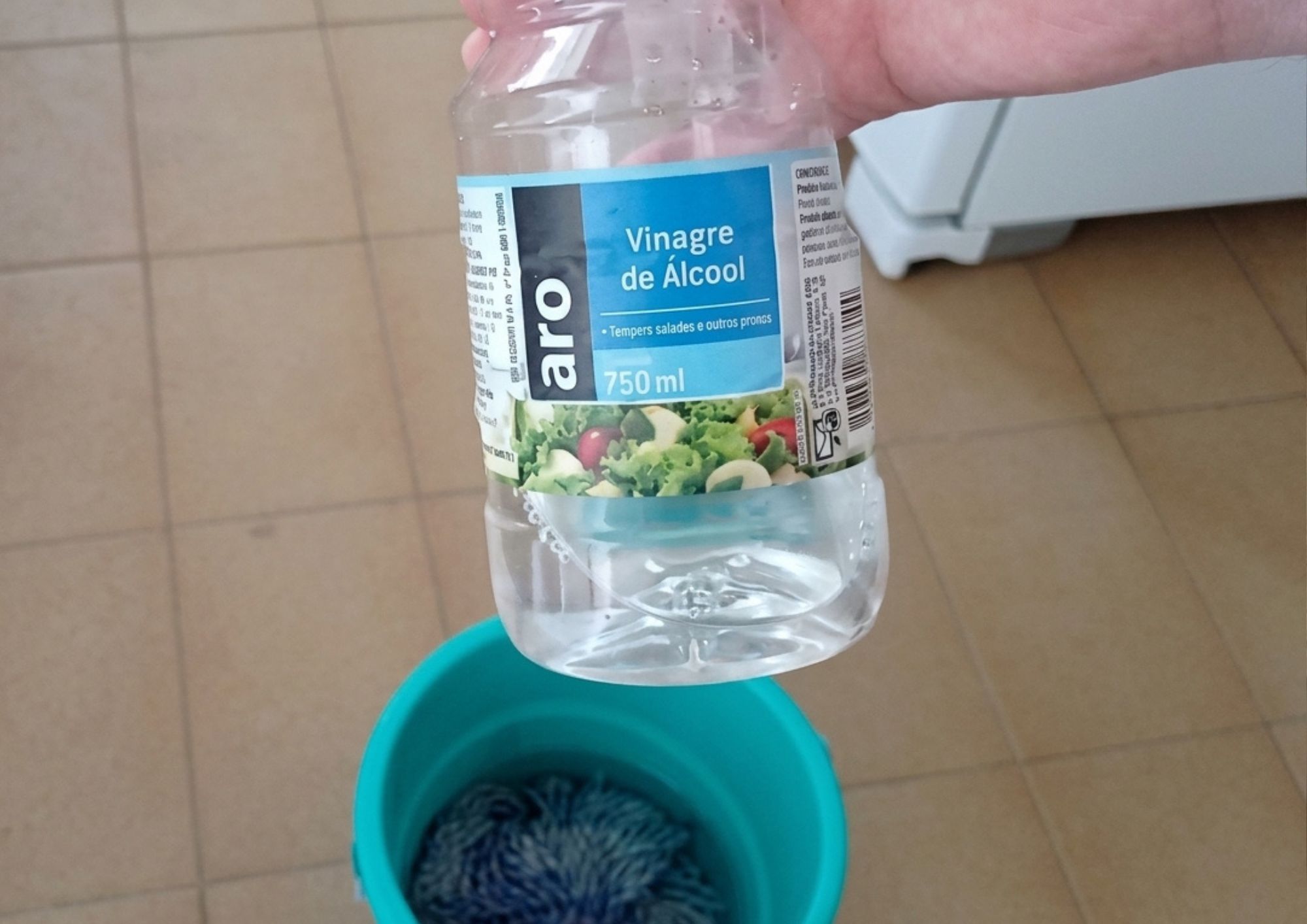 vinagre para chão