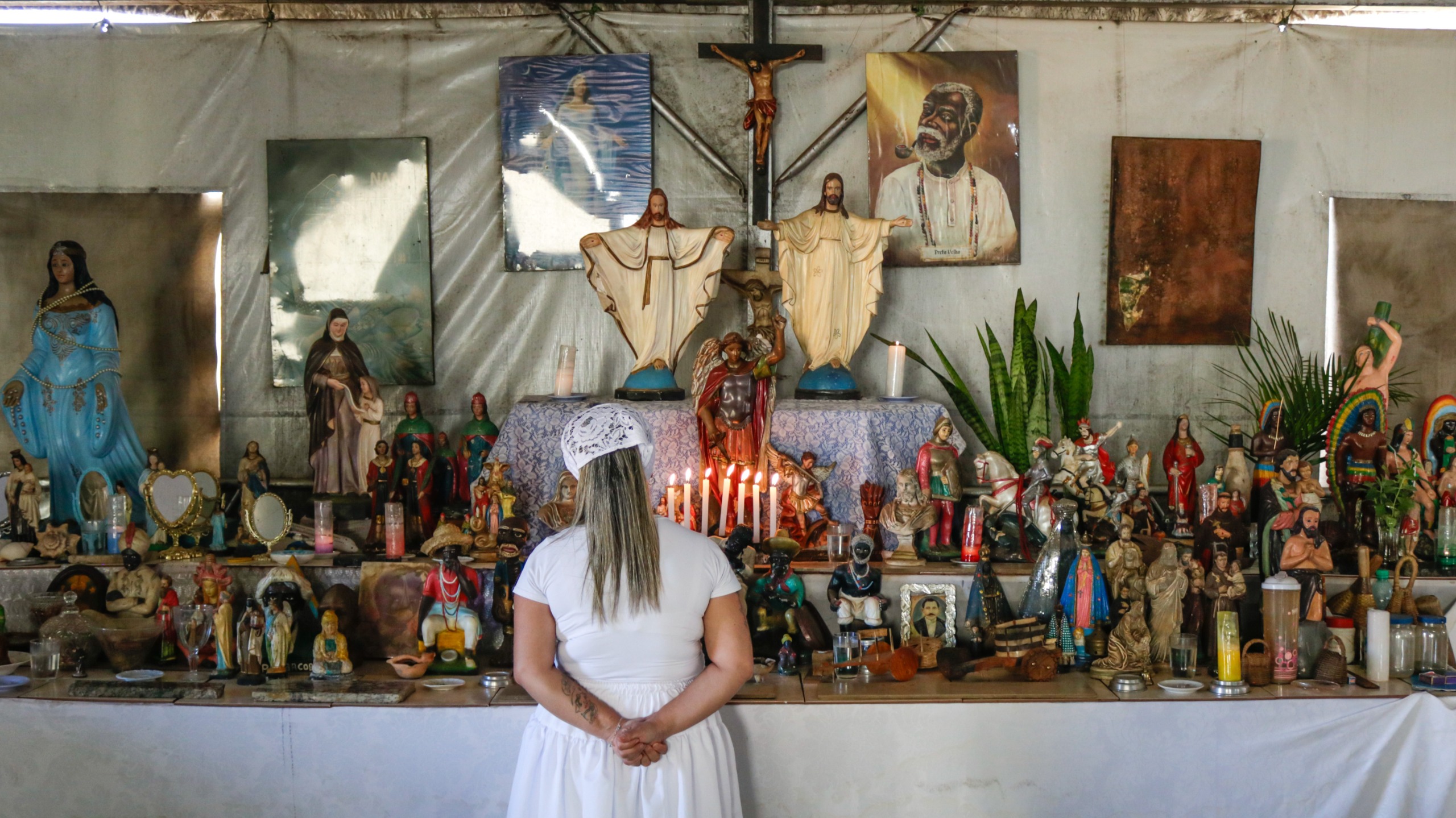 Projeto será lançado no Terreiro Pai Mateus de Angola e prevê ações mensais de orientação, proteção e combate ao racismo religioso.(Foto: Gustavo Burns/Dicom/DPE-GO)