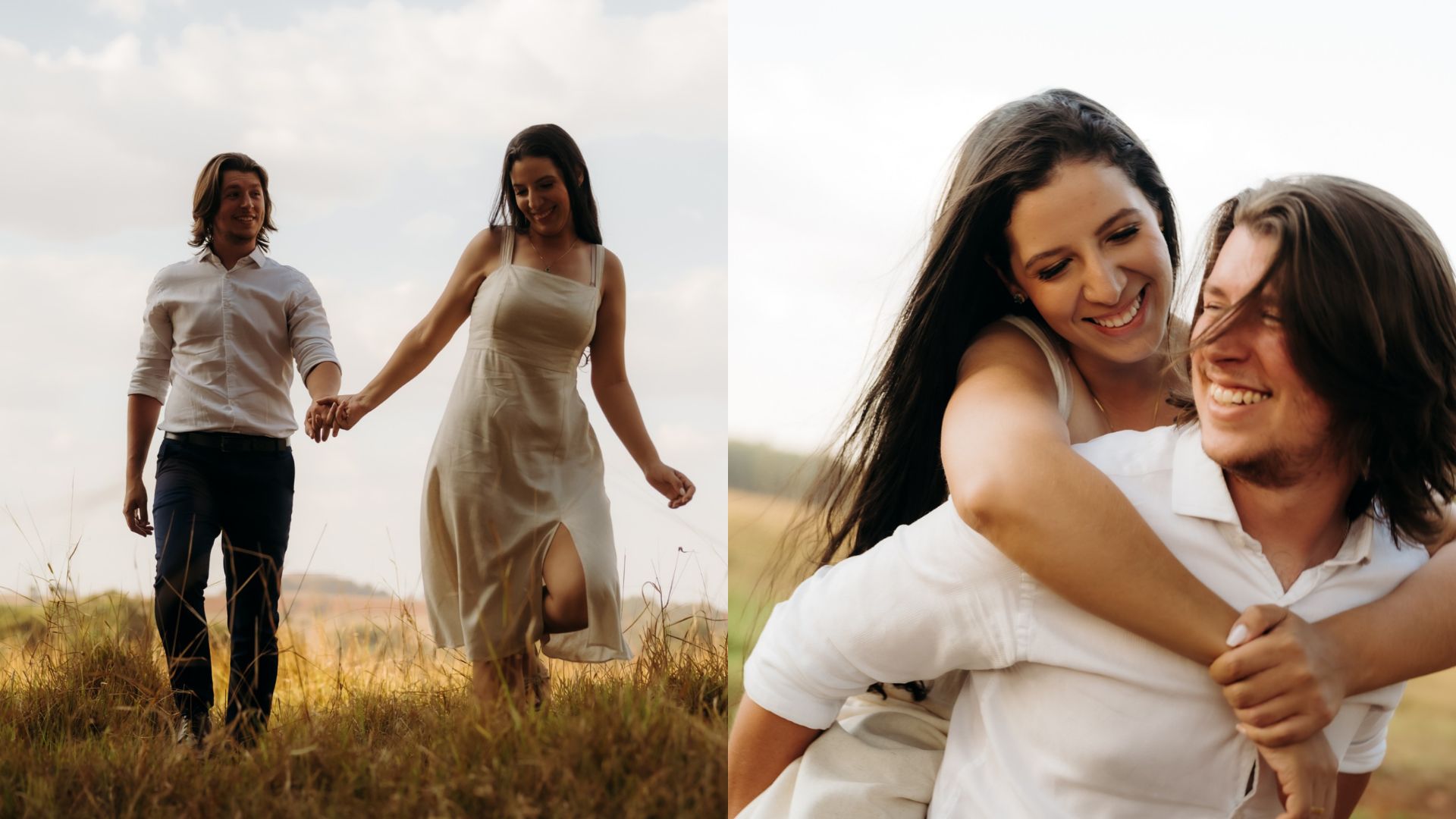 Ana Luiza e Bruno conseguiram as fotos de pré-wedding após começarem a vender águas no semáforo.