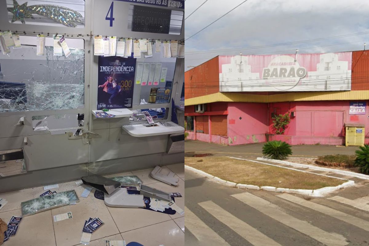 casa lotérica invadida