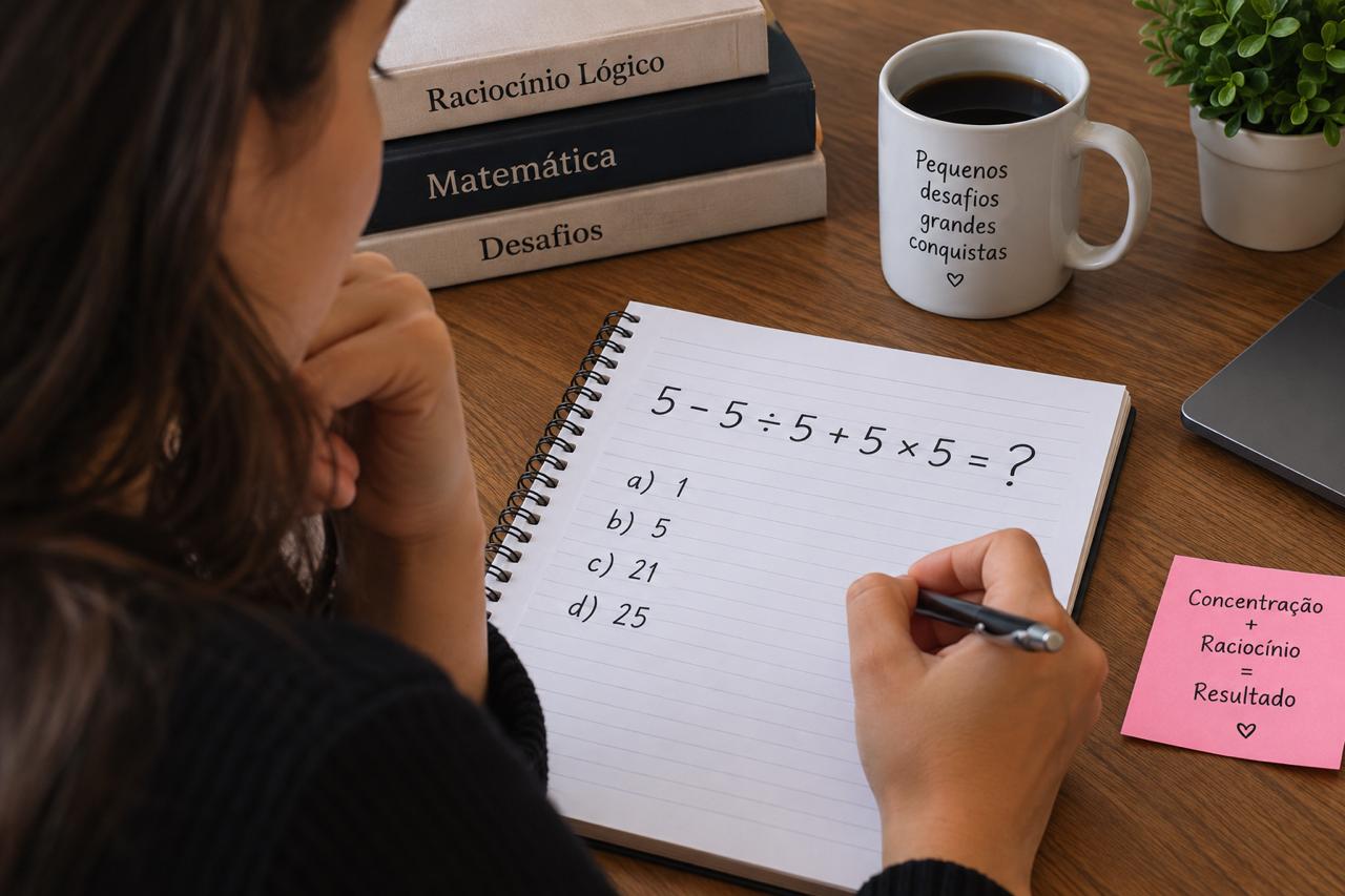 5 − 5 ÷ 5 + 5 × 5