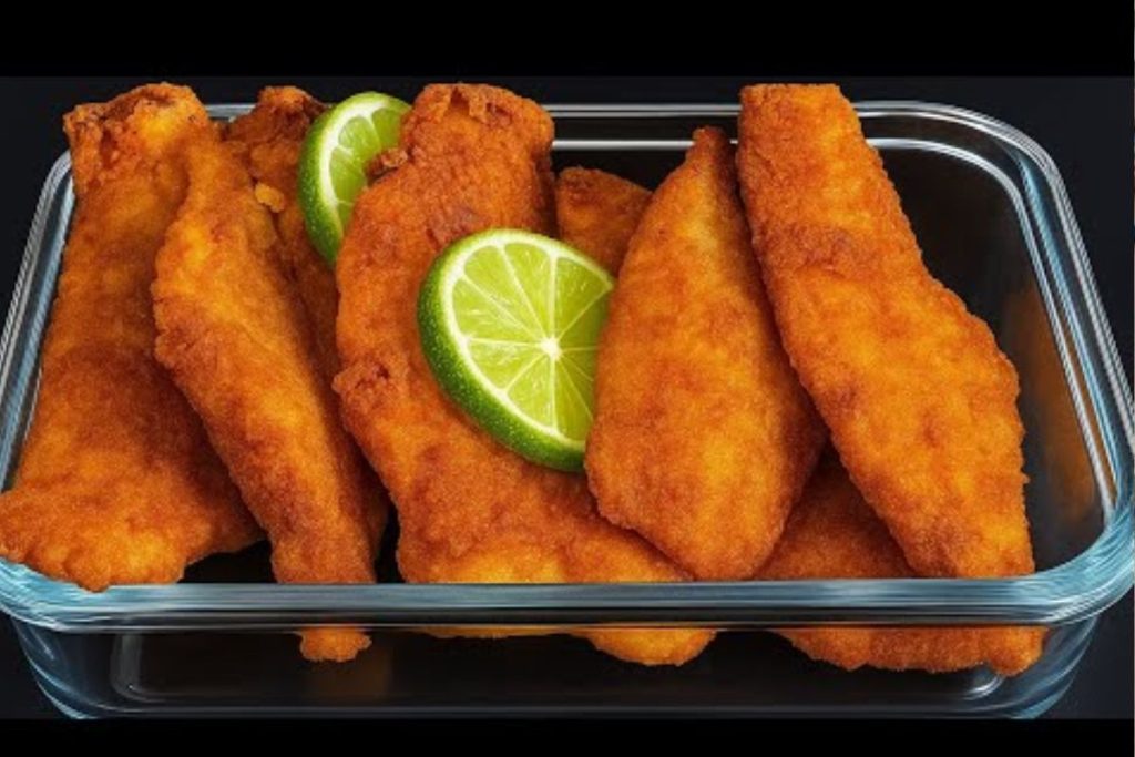 filé de peixe empanado