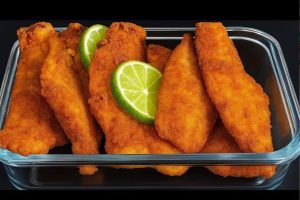filé de peixe empanado
