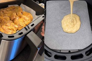 papel manteiga na air fryer