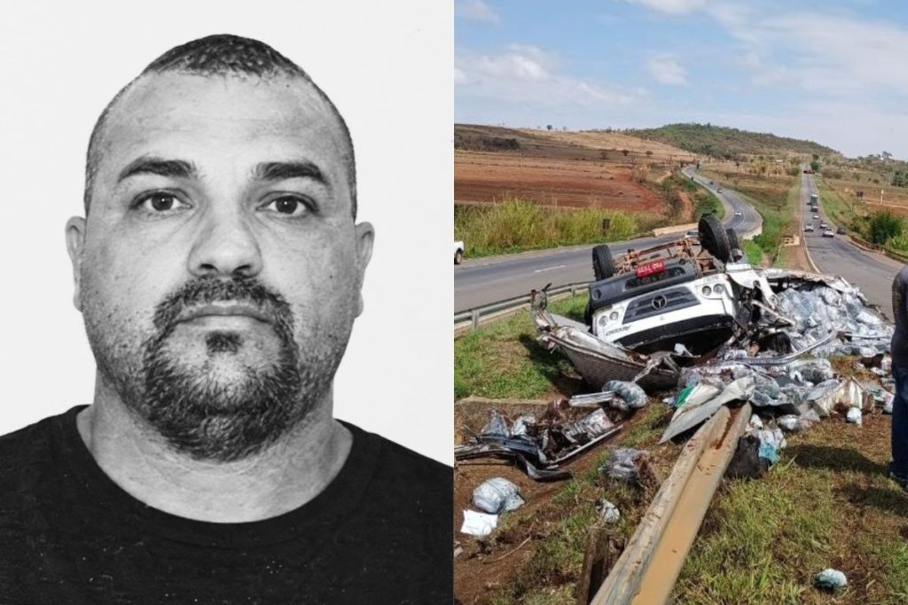 Identificado homem que morreu em capotamento de caminhão na BR-060, em Alexânia