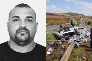 Identificado homem que morreu em capotamento de caminhão na BR-060, em Alexânia